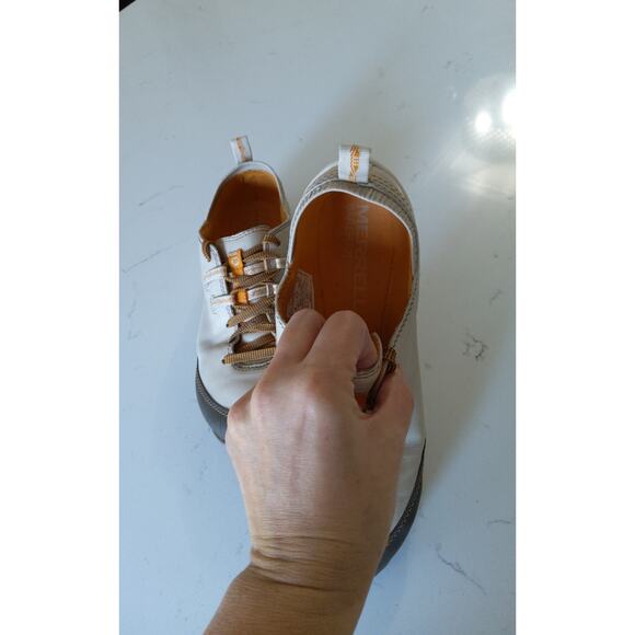 Merrell Tough Glove barefoot shoes Cream Orange Outdoors outerwear atleisure 9 W - Picture 7 of 8